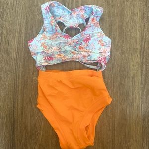 Orange and Light Blue Beach Dancewear